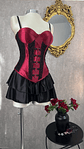 SWEET POISON CORSET VINOTINTO  - Miniatura 1
