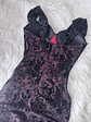 CARLA VESTIDO BLACK WINE - Miniatura 2