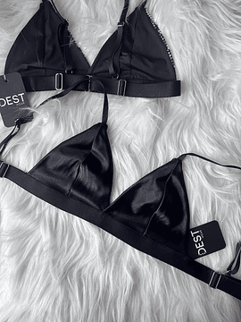 TOP BASIC TRIANGULO SATIN