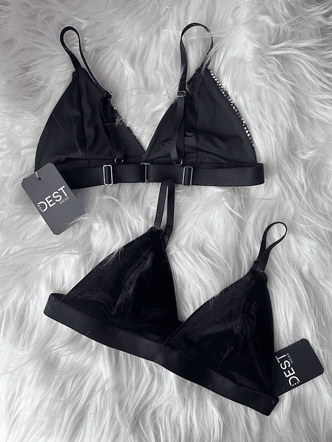 TOP BASIC TRIANGULO TERCIOPELO