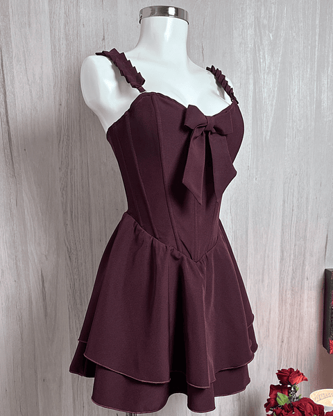 LUNA DRESS VINOTINTO