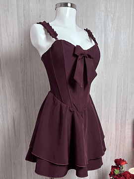 LUNA DRESS VINOTINTO