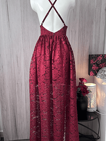 MARIBEL DRESS VINOTINTO