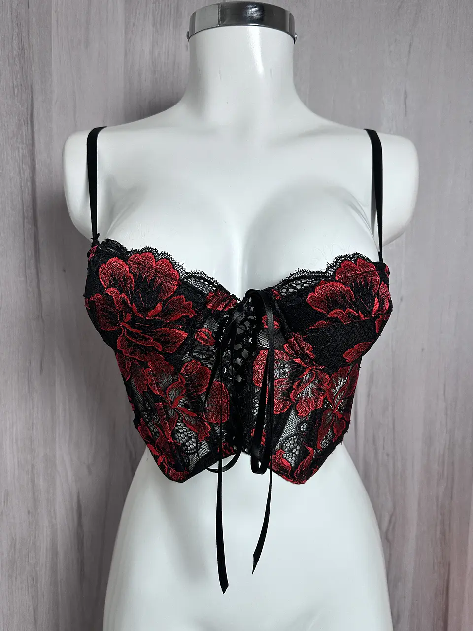 ROSETA RED BUSTIER  1