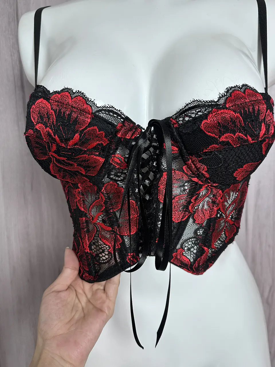 ROSETA RED BUSTIER  3