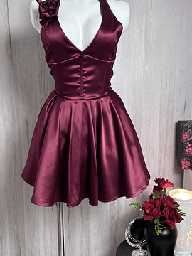 MONROE DRESS VINOTINTO
