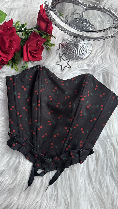 PRETTY CORSET CEREZAS
