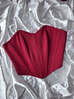 ADARA CORSET CORTO ROJO - Miniatura 1
