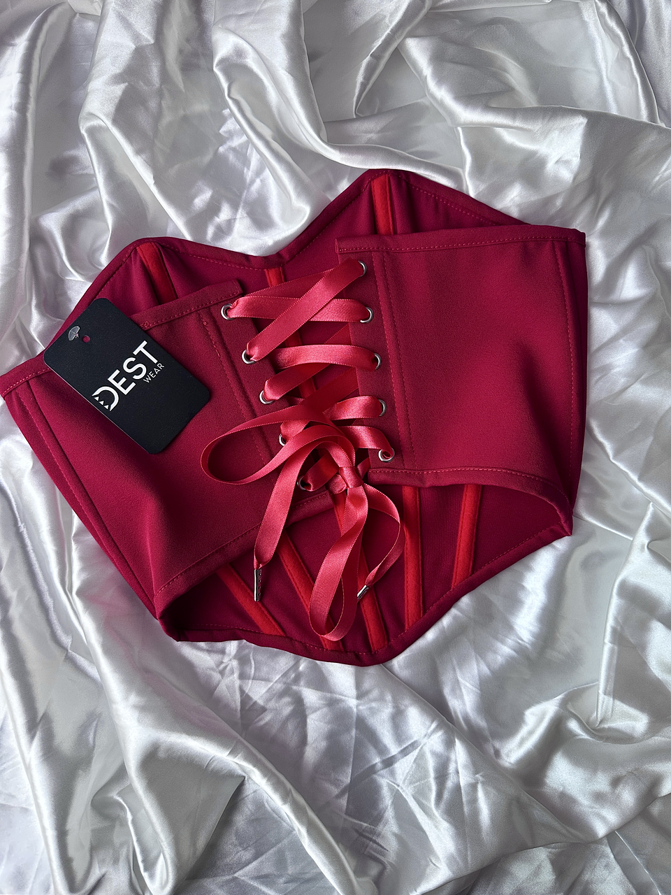 ADARA CORSET CORTO ROJO 2