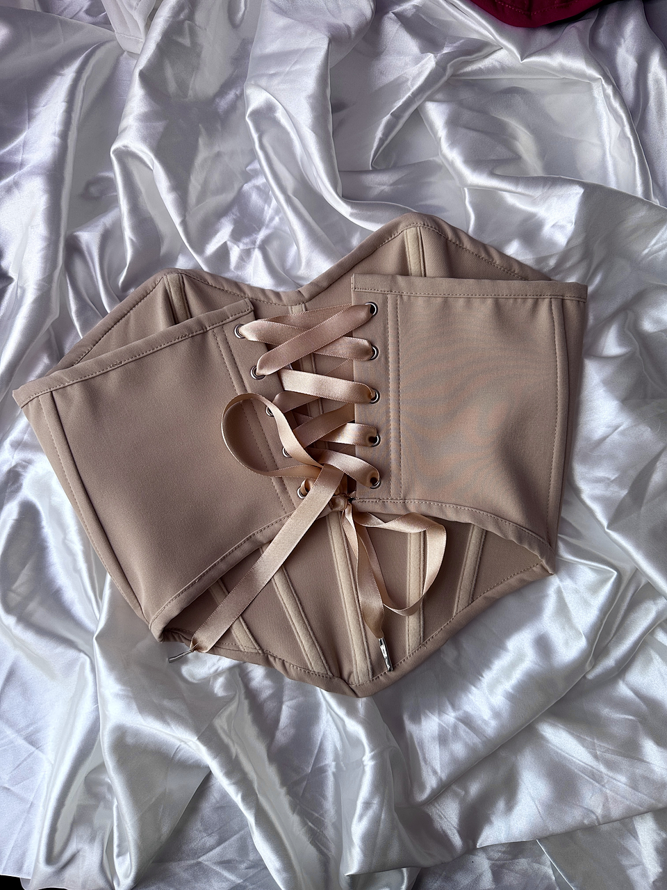 ADARA CORSET CORTO BEIGE 2