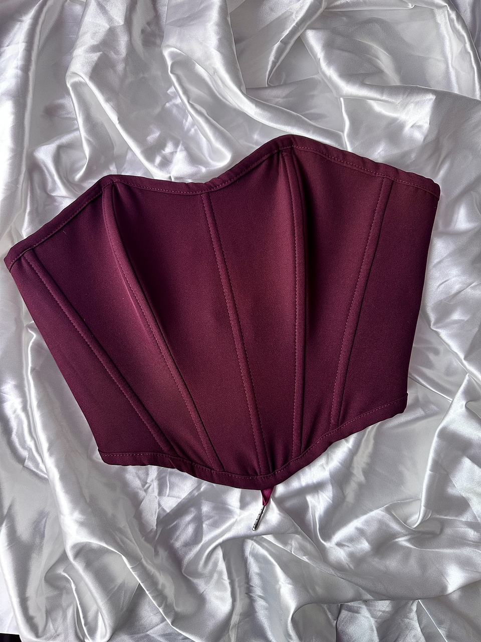 ADARA CORSET CORTO VINOTINTO 1