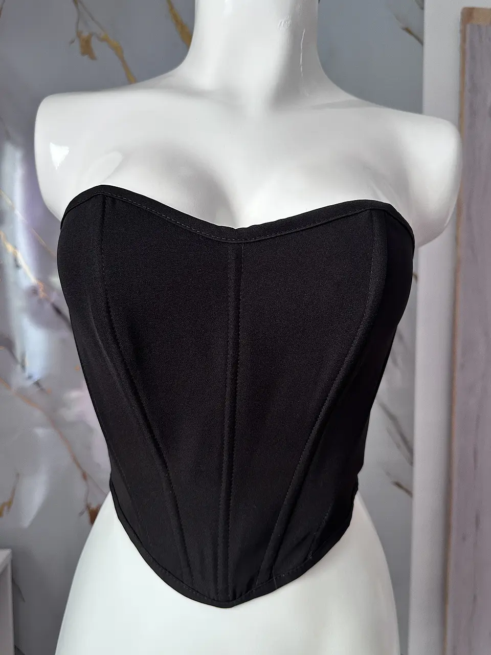ADARA CORSET CORTO NEGRO 1