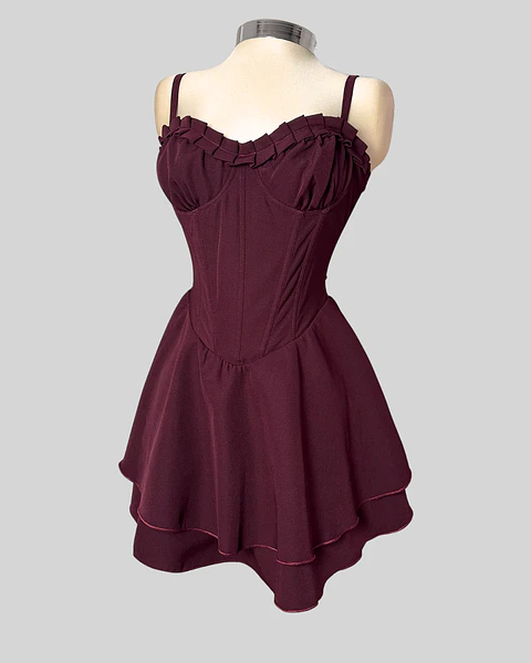 VIVIAN DRESS VINOTINTO