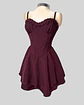 VIVIAN DRESS VINOTINTO - Miniatura 1