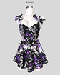 ROSSMARY DRESS ROSAS MORADAS - Miniatura 1