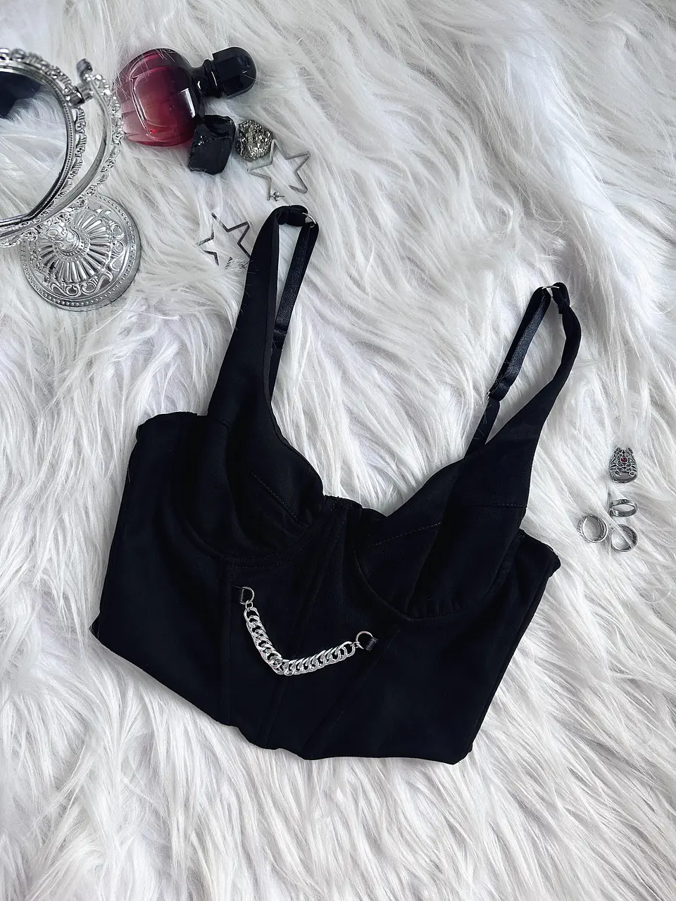 CLOÉ BUSTIER NEGRO 3