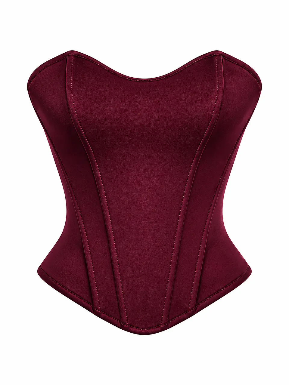 ADARA CORSET LARGO REDWINE 1