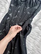 VIVIAN DRESS NEGRO LARGO POLILLAS  - Miniatura 4