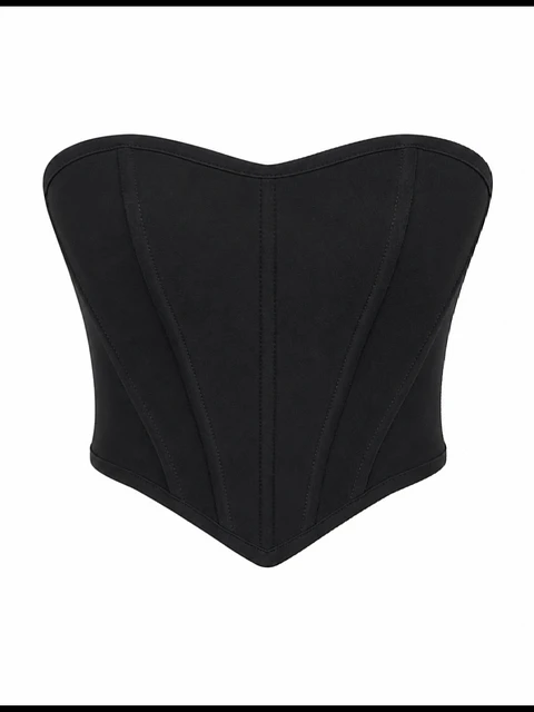 ADARA CORSET CORTO NEGRO