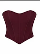 ADARA CORSET CORTO VINOTINTO - Miniatura 1