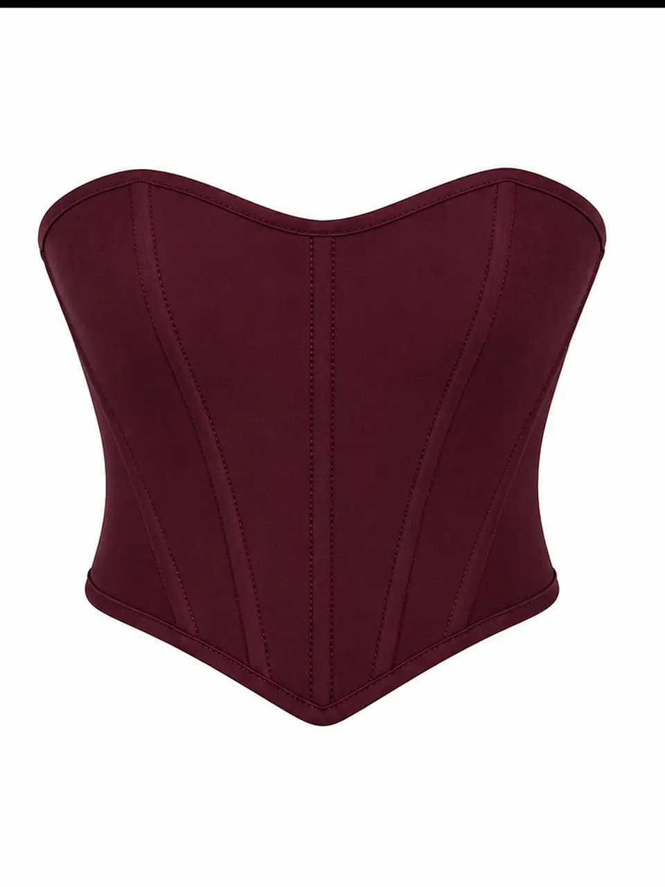 ADARA CORSET CORTO VINOTINTO 1