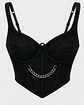 CLOÉ BUSTIER NEGRO - Miniatura 1