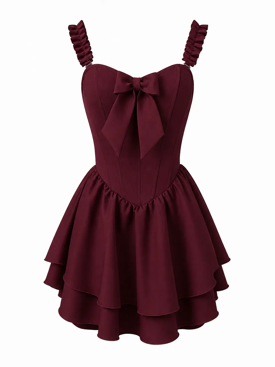 LUNA DRESS VINOTINTO 1