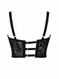 HEART BLACK BUSTIER ENCAJE - Miniatura 2