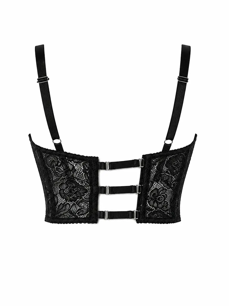 HEART BLACK BUSTIER ENCAJE 2