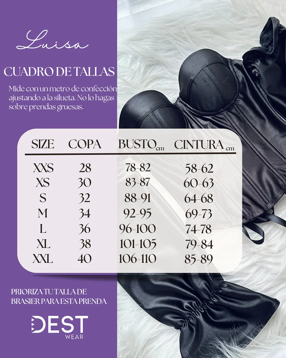 SIRENIA CORSET NEGRO  4