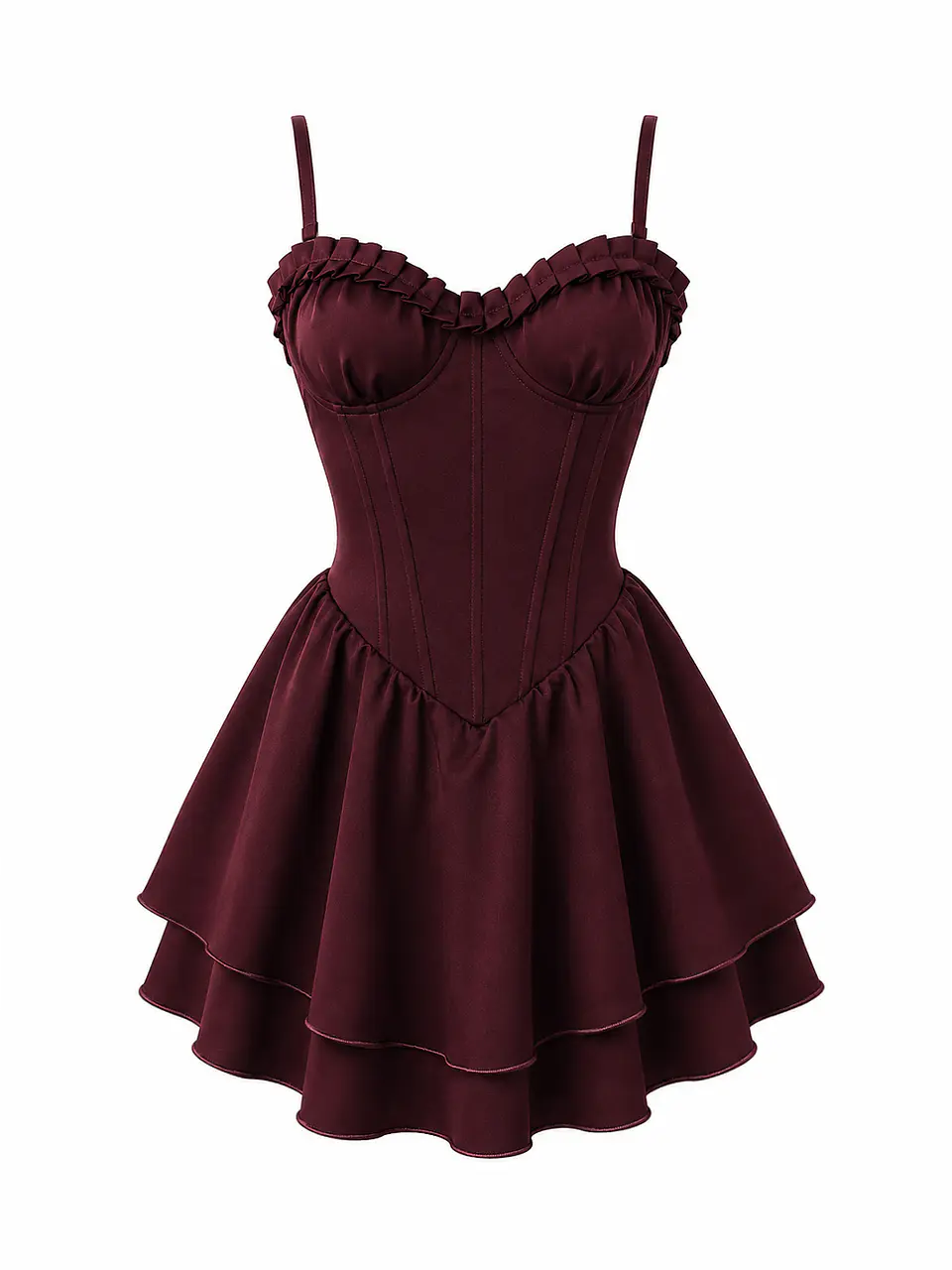 VIVIAN DRESS VINOTINTO 1