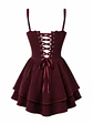 VIVIAN DRESS VINOTINTO - Miniatura 2