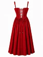 VIVIAN DRESS ROJO LARGO - Miniatura 2