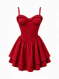 VIVIAN DRESS ROJO - Miniatura 1