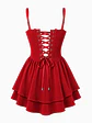 VIVIAN DRESS ROJO - Miniatura 2