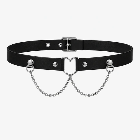 HEART CHAIN CHOKER