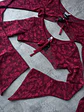 BELL CROPPED ENCAJE REDWINE - Miniatura 1