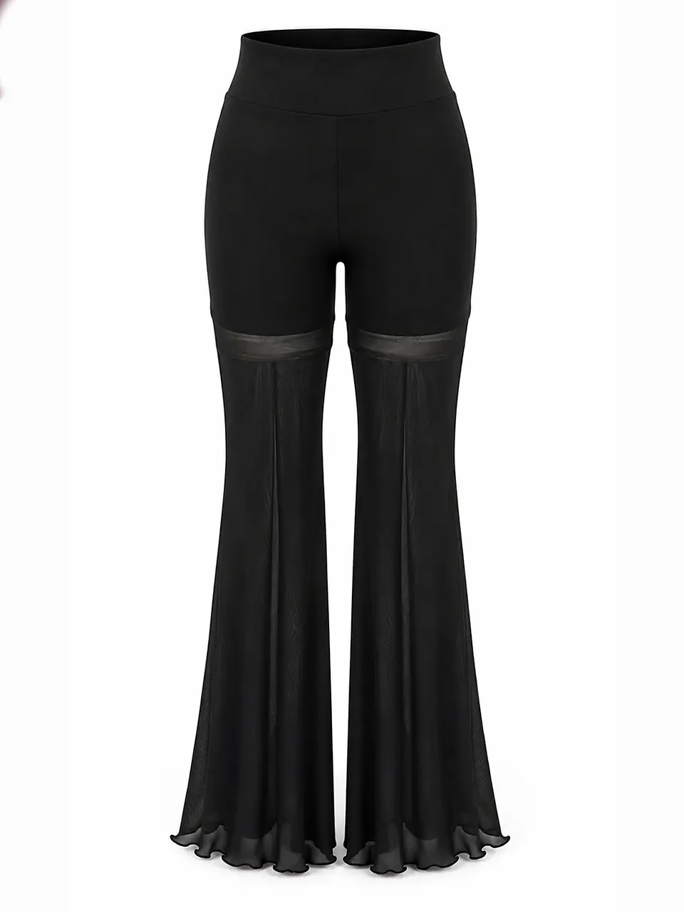 MESH FLARE PANTS 2