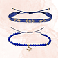 PULSERAS DUO SUERTE AZUL - Miniatura 1