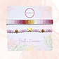 PULSERAS DUO ESTRELLA ROSA - Miniatura 3