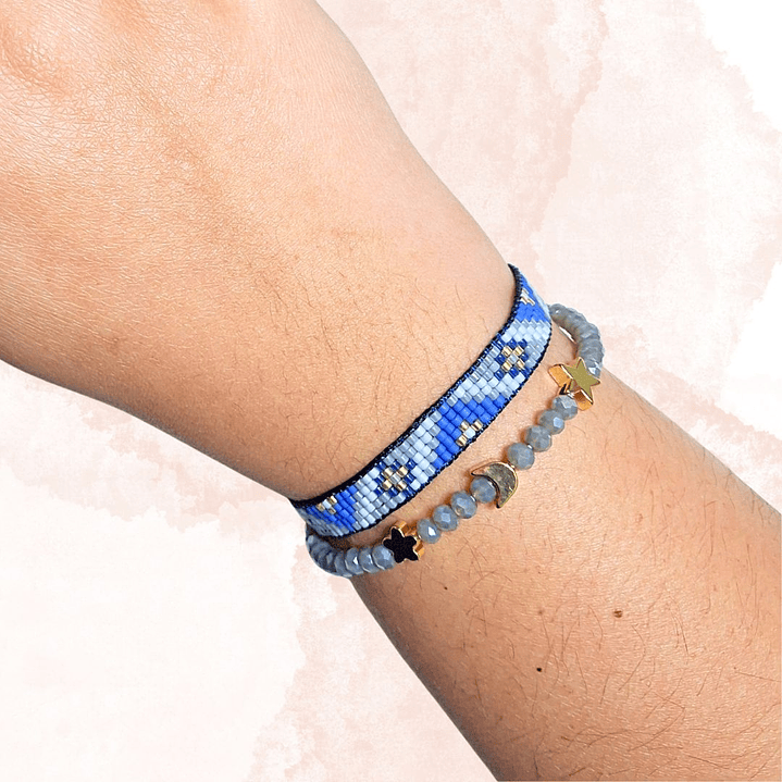 PULSERAS  DUO JARDÍN NOCTURNO 2