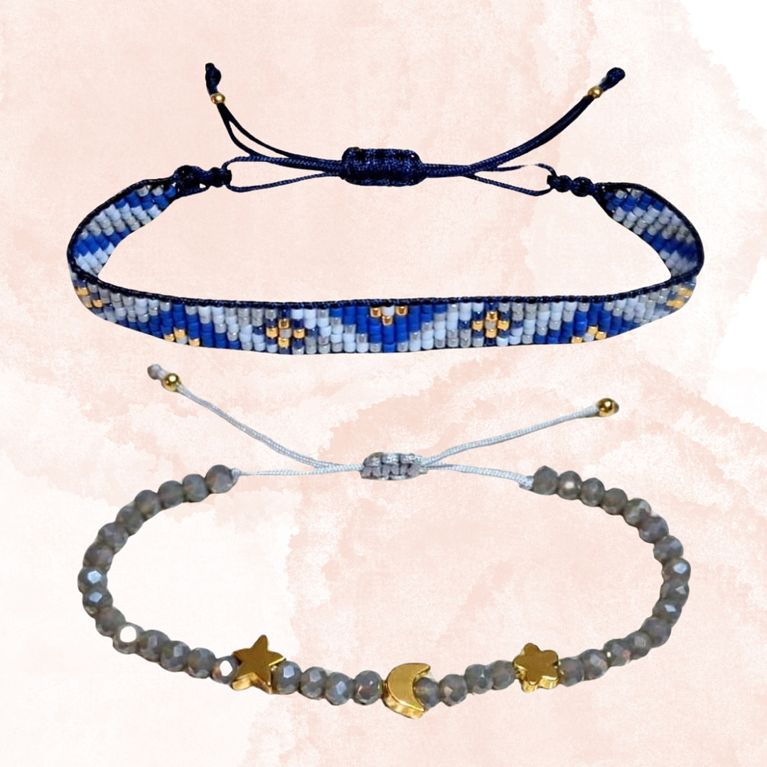 PULSERAS  DUO JARDÍN NOCTURNO 1