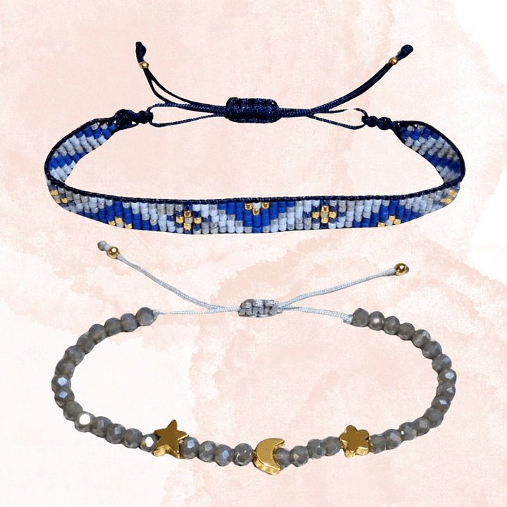 PULSERAS  DUO JARDÍN NOCTURNO 1