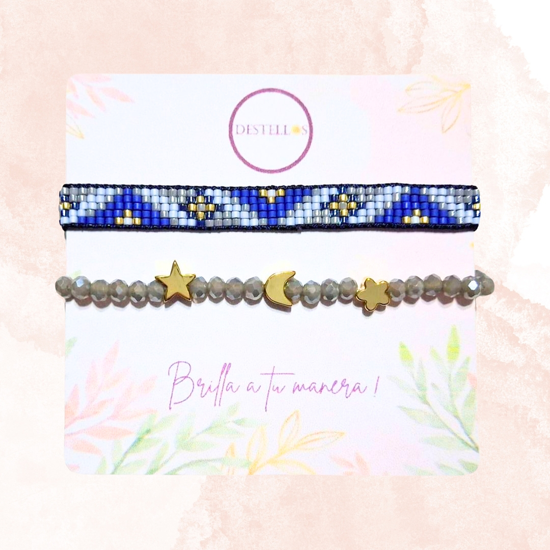 PULSERAS  DUO JARDÍN NOCTURNO 3