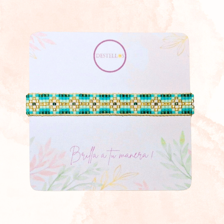 PULSERA VERDE ELEGANCIA 3