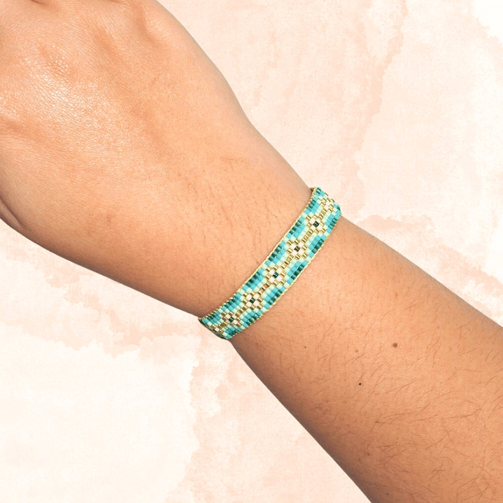 PULSERA VERDE ELEGANCIA 2