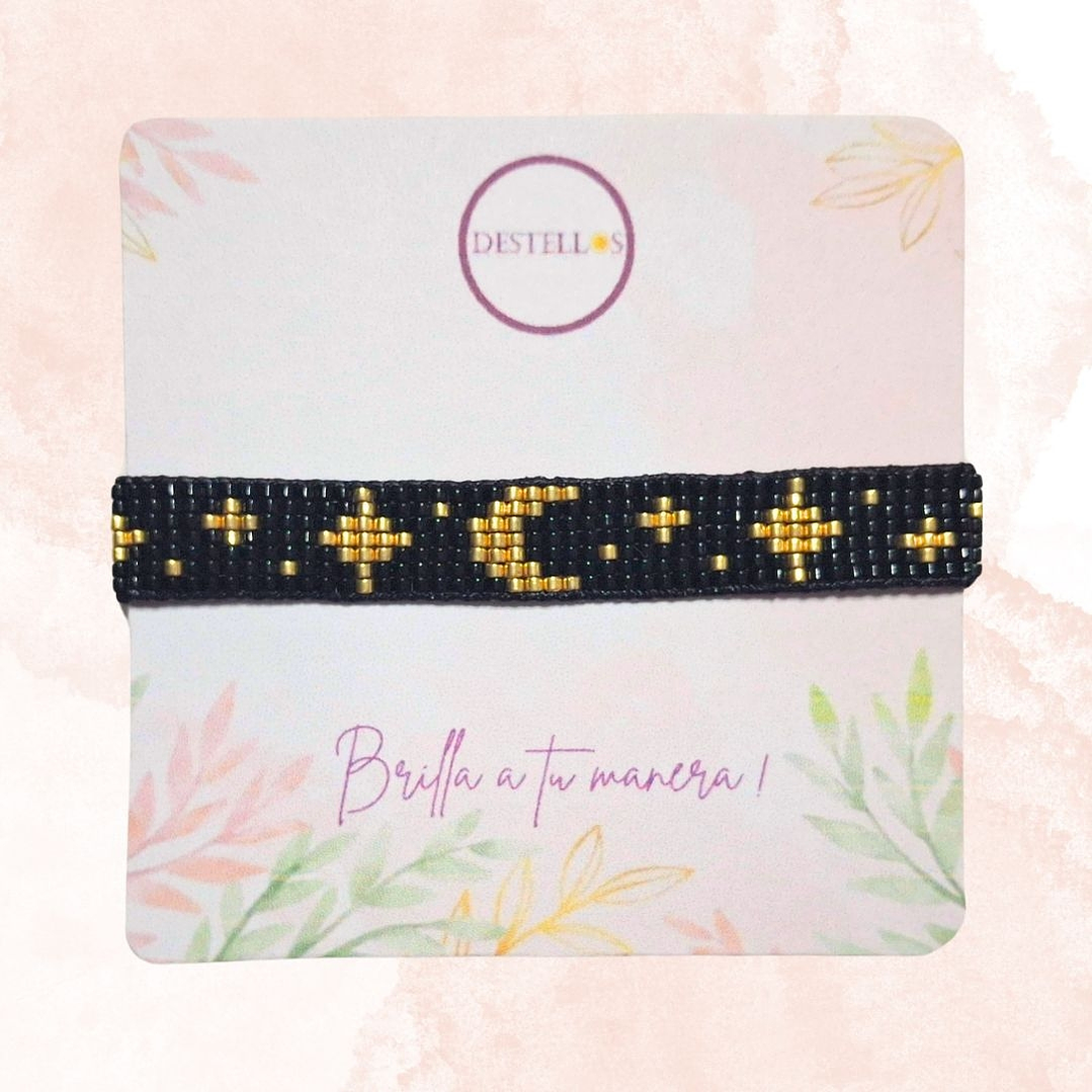 PULSERA LUNA Y ESTRELLAS 3