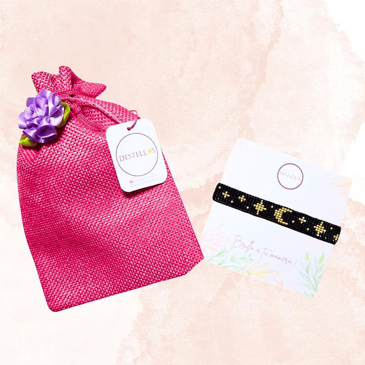 PULSERA LUNA Y ESTRELLAS 4