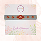 PULSERA ROMBOS ROJO Y GRIS - Miniatura 3