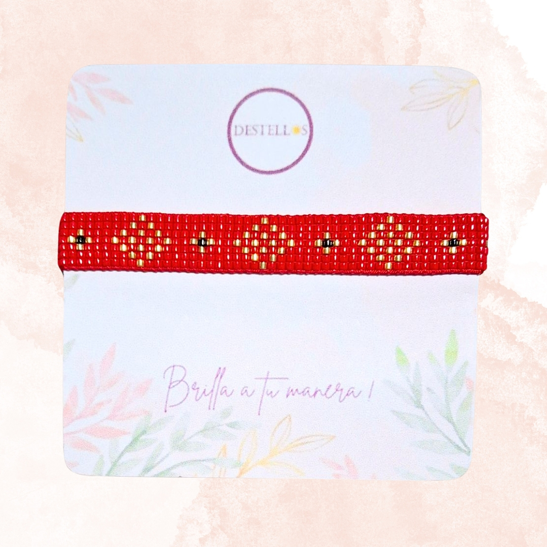 PULSERA DESTELLOS DORADOS 3